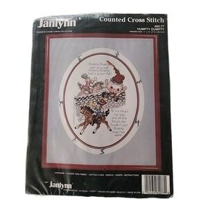 NEW Janlynn 80-77 Humpty Dumpty Cross Stitch Kit 11x14 UNOPENED